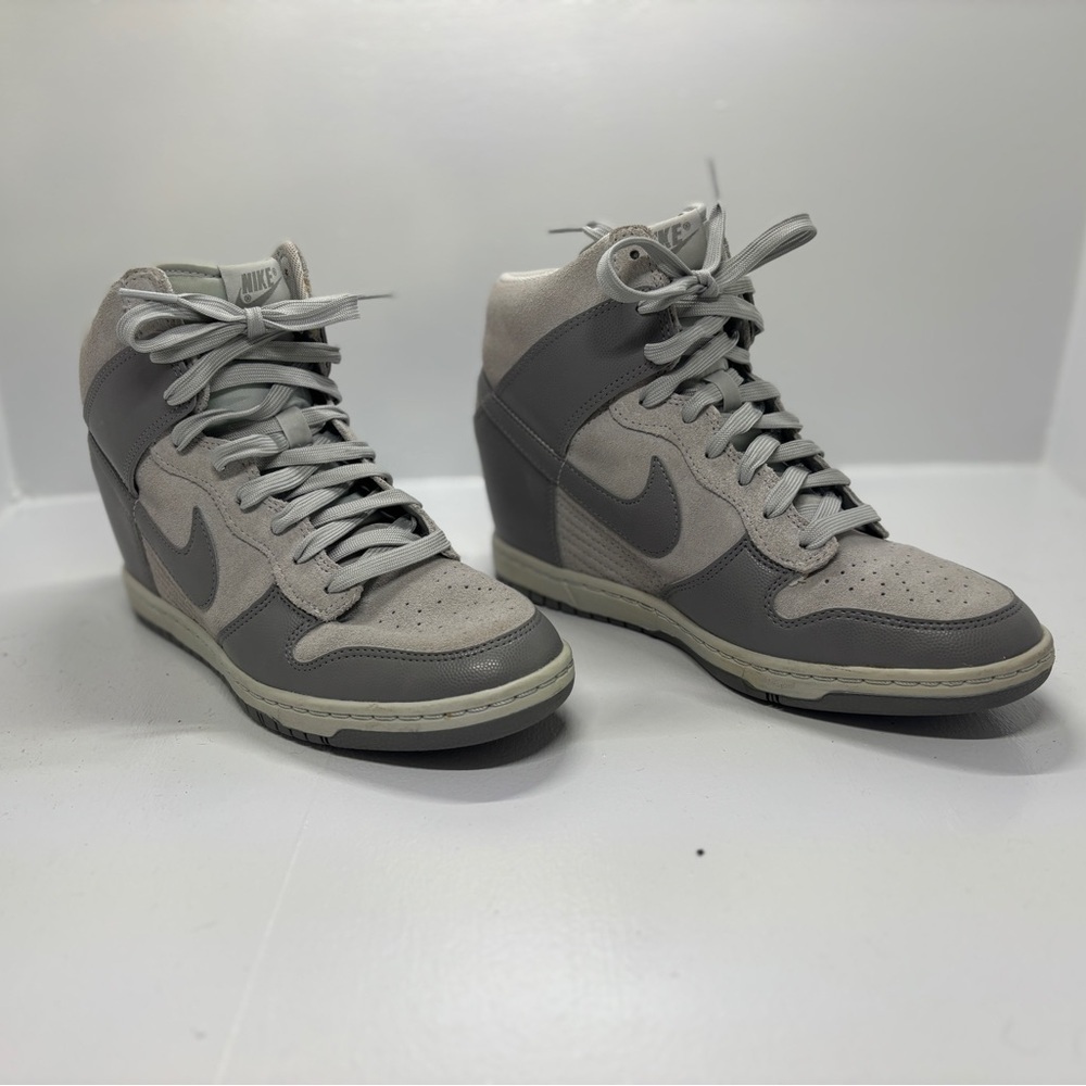 Nike Dunk Sky High Canyon Gray Wedge Sneakers Shoes Women's Size 8.5 - Picture 2 of 8